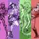 The main characters of Dimension 20: A Starstruck Odyssey.
